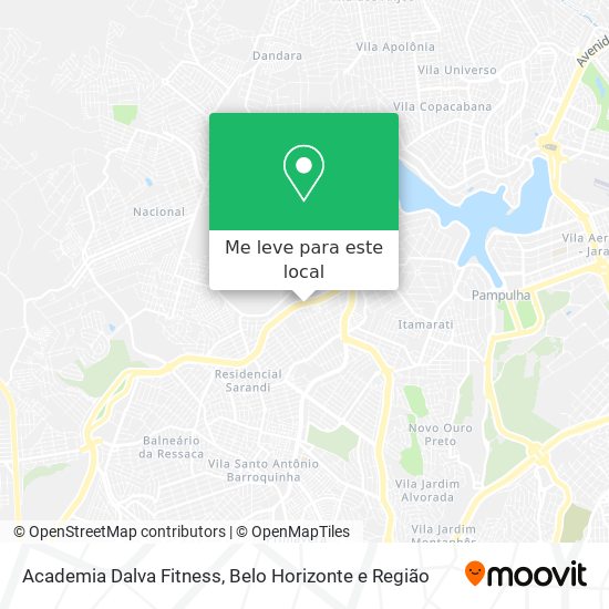 Academia Dalva Fitness mapa