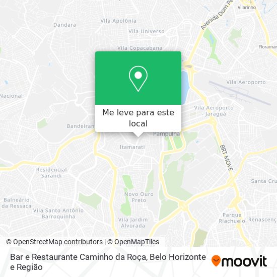 Bar e Restaurante Caminho da Roça mapa