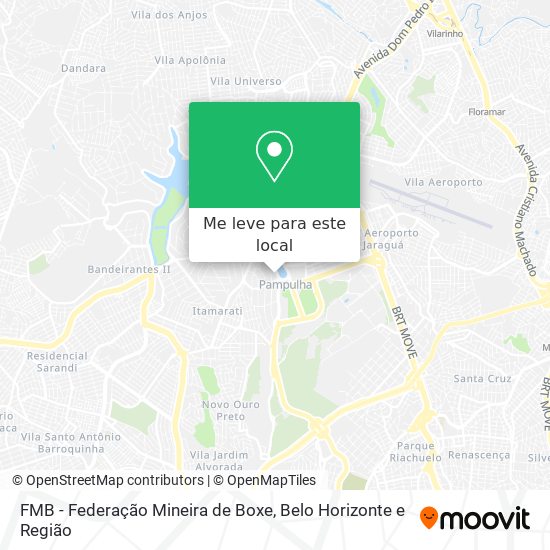 FMB - Federação Mineira de Boxe mapa