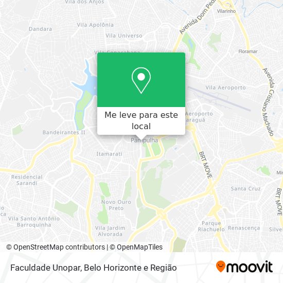 Faculdade Unopar mapa