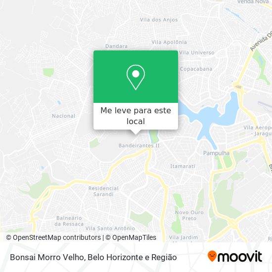 Bonsai Morro Velho mapa