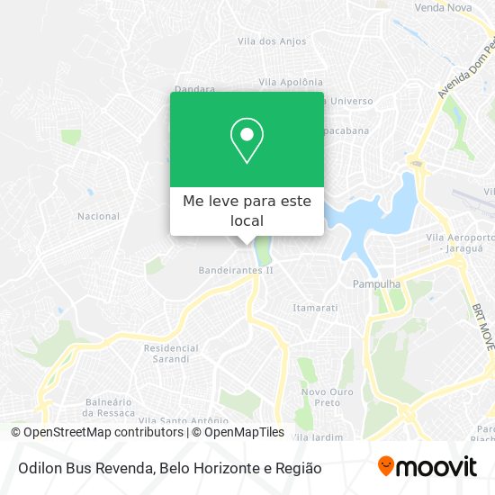 Odilon Bus Revenda mapa