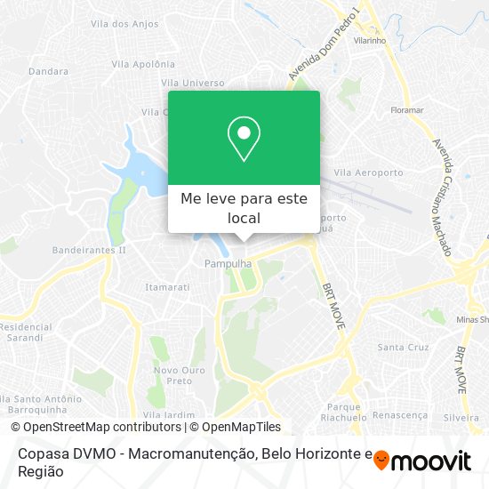 Copasa DVMO - Macromanutenção mapa