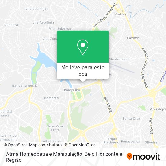 Atma Homeopatia e Manipulação mapa