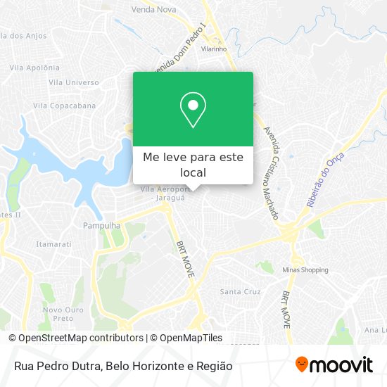 Rua Pedro Dutra mapa