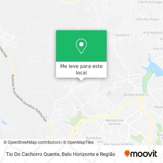 Tio Do Cachorro Quente mapa