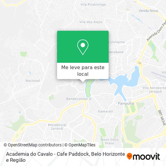 Academia do Cavalo - Cafe Paddock mapa