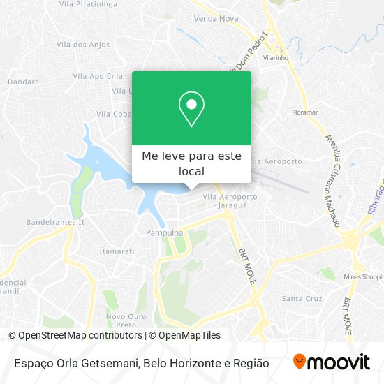 Espaço Orla Getsemani mapa