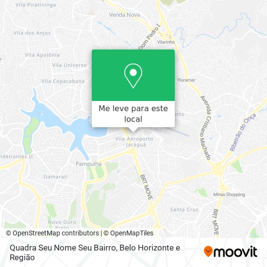 Quadra Seu Nome Seu Bairro mapa