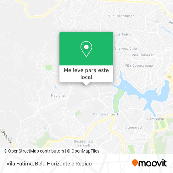 Vila Fatima mapa