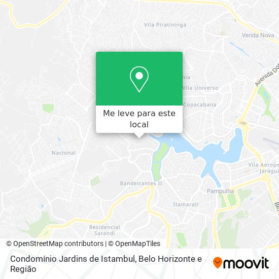 Condomínio Jardins de Istambul mapa