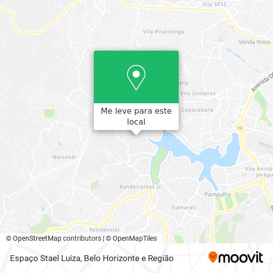 Espaço Stael Luíza mapa