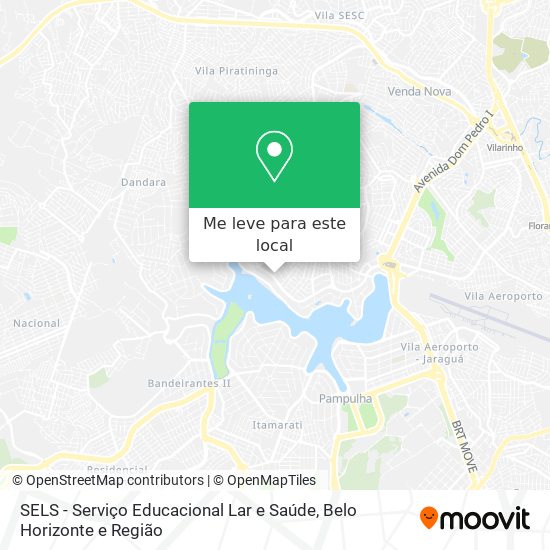 SELS - Serviço Educacional Lar e Saúde mapa