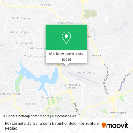 Restairante Da traira sem Espinho mapa