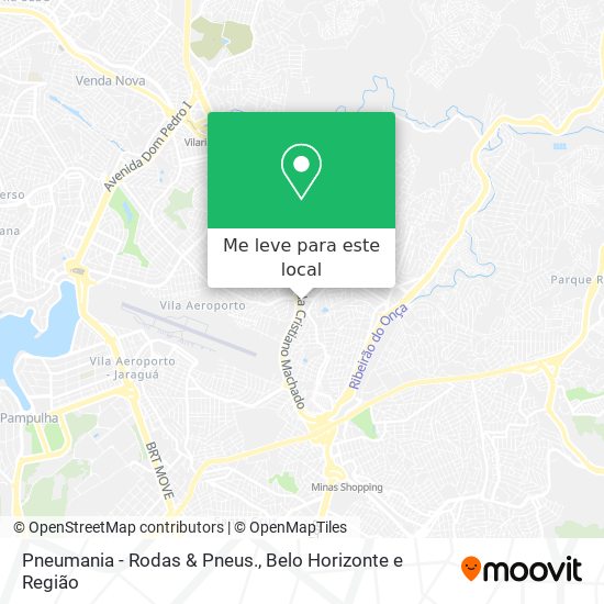Pneumania - Rodas & Pneus. mapa