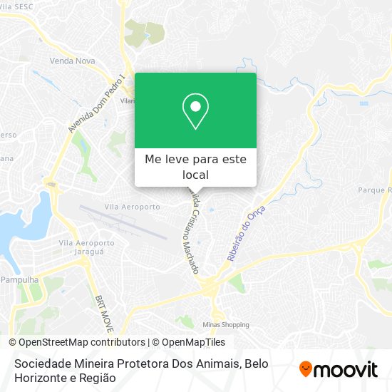 Sociedade Mineira Protetora Dos Animais mapa