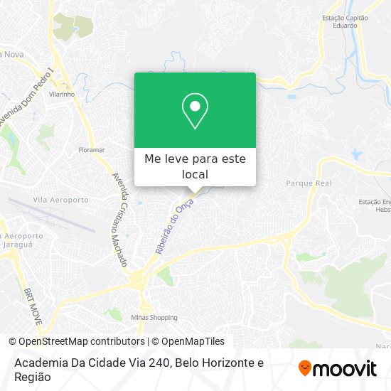 Academia Da Cidade Via 240 mapa