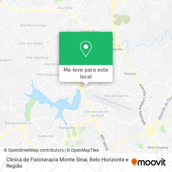Clínica de Fisioterapia Monte Sinai mapa