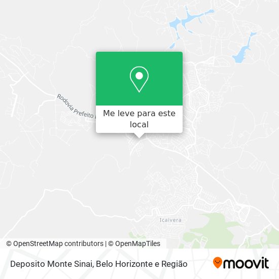 Deposito Monte Sinai mapa