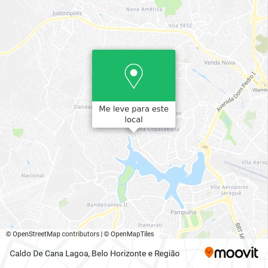 Caldo De Cana Lagoa mapa
