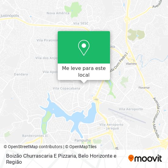 Boizão Churrascaria E Pizzaria mapa