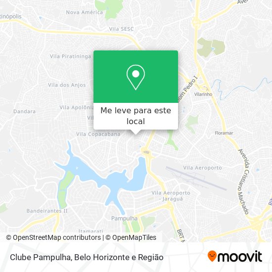 Clube Pampulha mapa