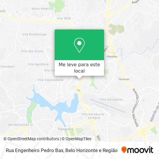 Rua Engenheiro Pedro Bax mapa