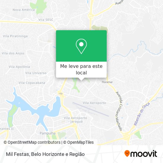 Mil Festas mapa