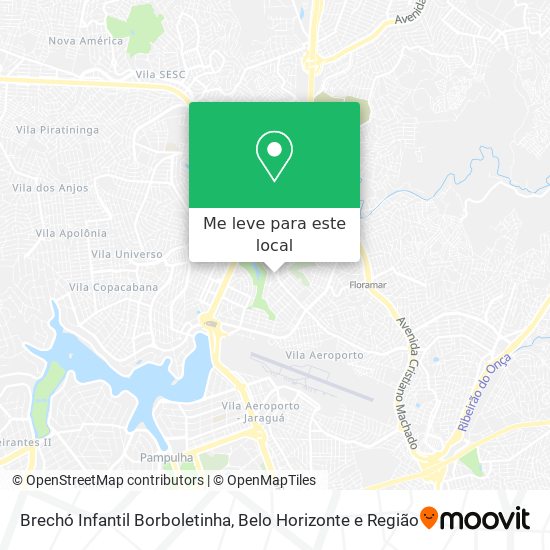 Brechó Infantil Borboletinha mapa