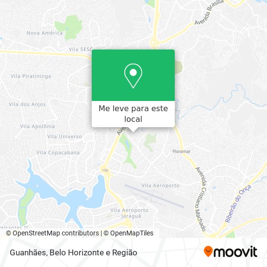 Guanhães mapa