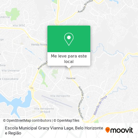 Escola Municipal Gracy Vianna Lage mapa