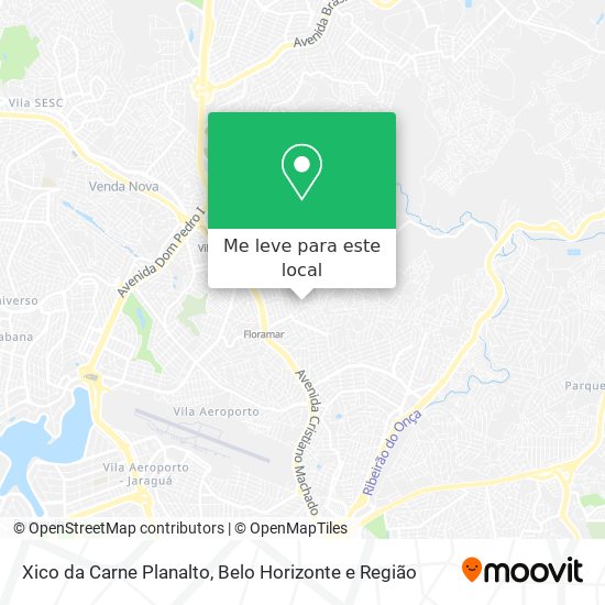 Xico da Carne Planalto mapa