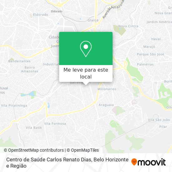 Centro de Saúde Carlos Renato Dias mapa