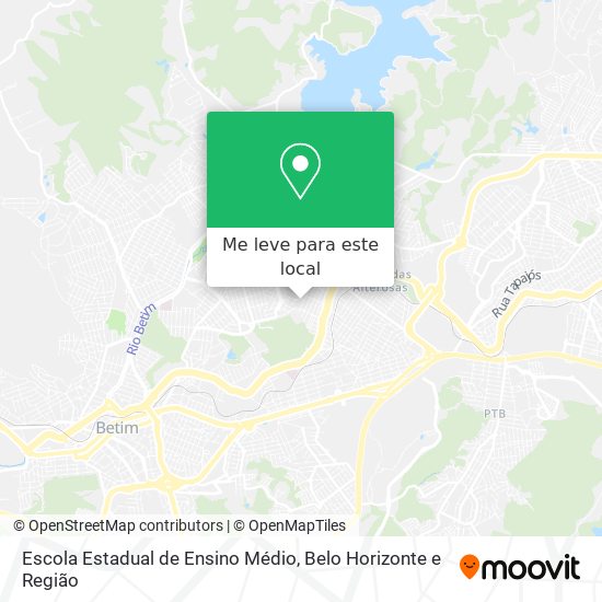 Escola Estadual de Ensino Médio mapa