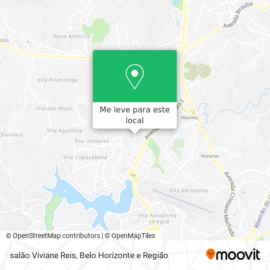 salão Viviane Reis mapa