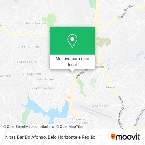 Nitas Bar Do Afonso mapa