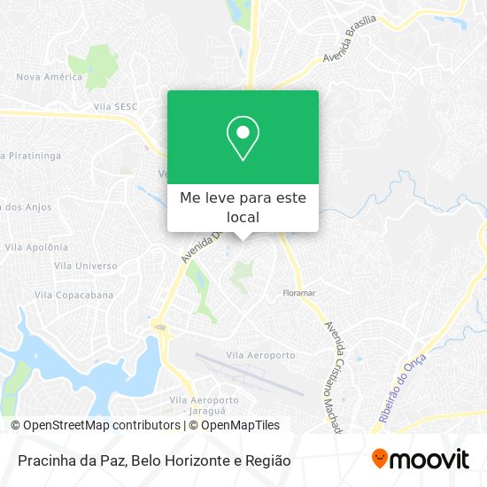 Pracinha da Paz mapa