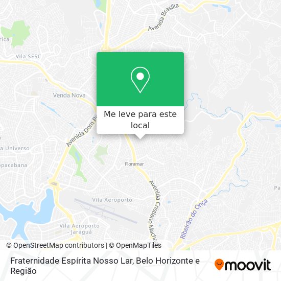 Fraternidade Espírita Nosso Lar mapa