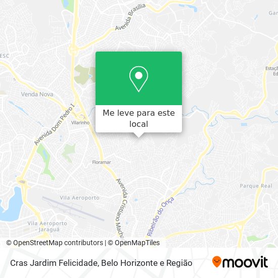 Cras Jardim Felicidade mapa