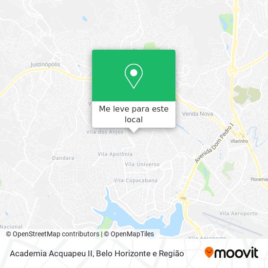 Academia Acquapeu II mapa