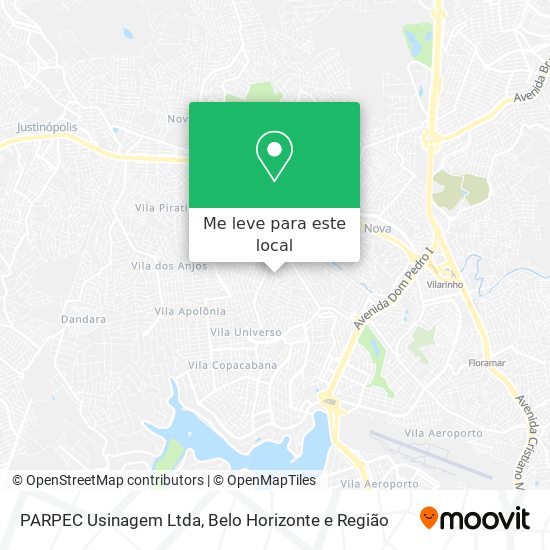 PARPEC Usinagem Ltda mapa