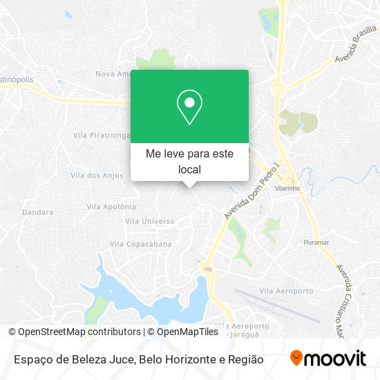 Espaço de Beleza Juce mapa
