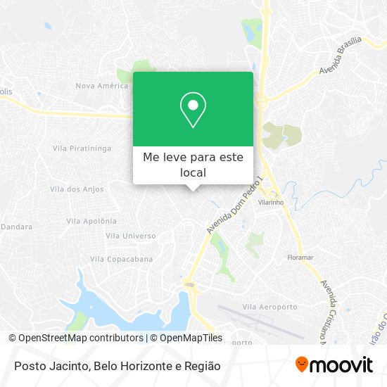 Posto Jacinto mapa