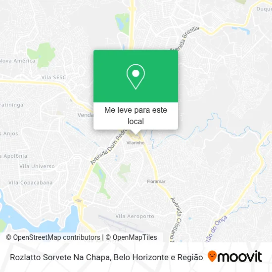 Rozlatto Sorvete Na Chapa mapa