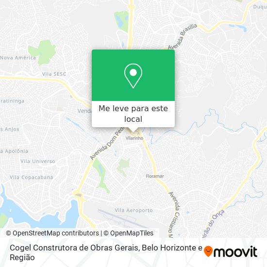 Cogel Construtora de Obras Gerais mapa