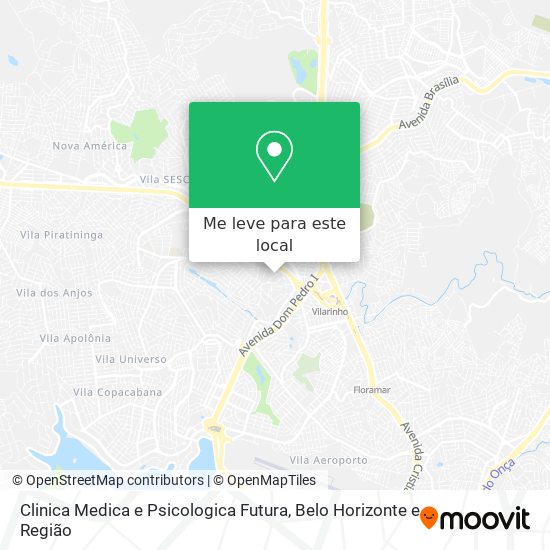 Clinica Medica e Psicologica Futura mapa