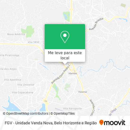 FGV - Unidade Venda Nova mapa