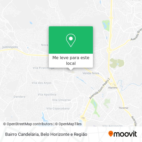 Bairro Candelária mapa
