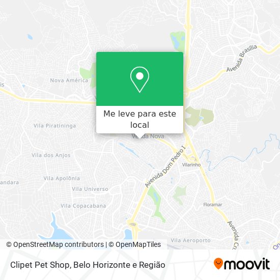 Clipet Pet Shop mapa