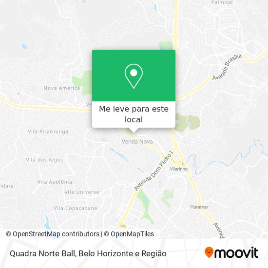 Quadra Norte Ball mapa